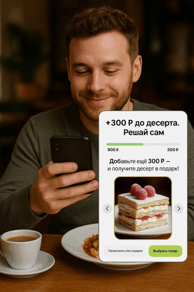 Как настроить акцию «Подарок от N суммы» в RestBest: полная инструкция